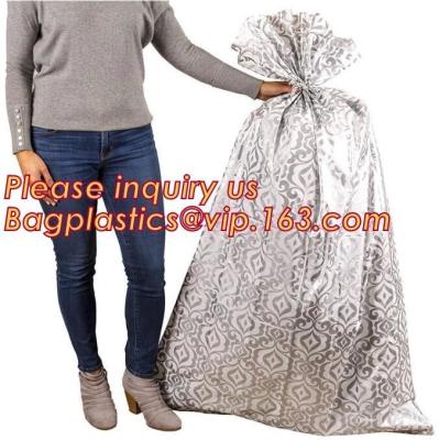 China Bag Jumbo/Giant/Large Plastic Poly Bag for large present, Holiday Designs Gift Bags Plastic Poly Bag Jumbo/Giant/XLarge for sale