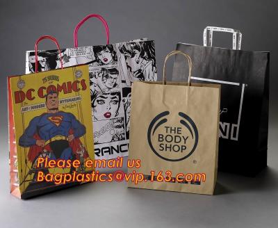 China Luxury matte black shopping paper bag with logo UV for clothing packaging for sale