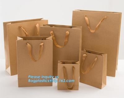 China Fast Delivery Custom Made Luxury Printed Paper Bags,Recycled Custom Logo Printed Shopping Packaging Craft Brown Kraft Pa for sale