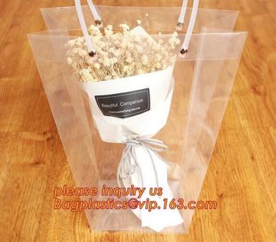 China PP plastic flower carry bags with hanging for potted plant bags,quality assurance great quality pp flower bag bagease pa for sale