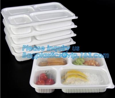 China Airtight Plastic Storage Food Freshness Preservation Container Disposable plastic storage box,bpa free stackable take aw for sale