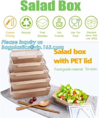 China Disposable kraft paper lunch boxes, food grade paper boxes with logo,Disposable Food Kraft Paper Lunch Box bagplastics for sale