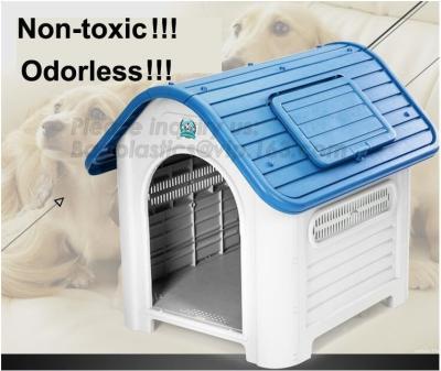 China outdoor kennel for large dogs kennels crates plastic houses, Plastic Dog Pet House, OEM Outdoor plastic cheap Dog kennel for sale