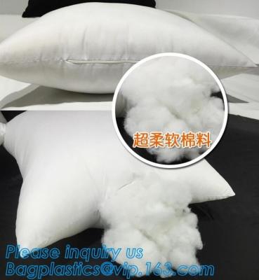 China Square custom wholesale pillow insert,white square vacuum package pillow cushion inserts,PP cototon wholesale pillow cus for sale