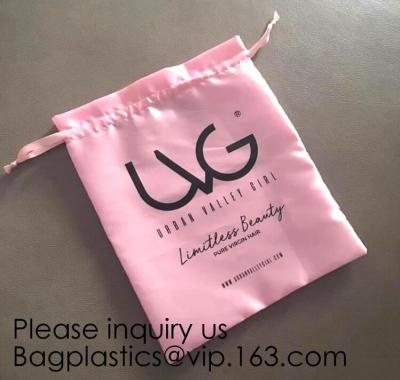 China Satin Pouch Underwear Bag,Beauty Satin gift Bag With Drawstring Bag,Pouch For Makeup Sponge,Drawstring Favor Bag, bageas for sale