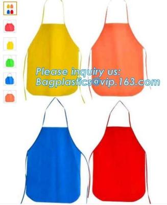 China fabric apron, texitile apron, woven apron, children apron, non woven cap, noon woven aprons, aprons supplies, bakery apr for sale