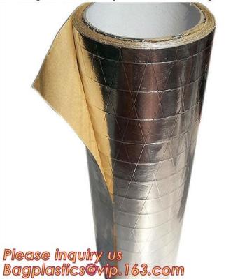 China Foil crim kraft insulation,Alu foil FSK insulation, FOIL scrim kraft facing, reflective aluminium foil insulation,bonded for sale