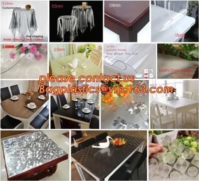 China Disposable Tablecloths Plastic Tablecloths Thicken Tablecloths White Film Transparent Waterproof Table Cloth BAGEASE for sale