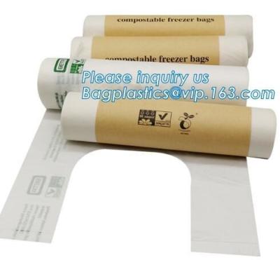 China 100% Compostable Eco Friendly Food Waste Plastic Garbage Bag, Food Packaging Compostable Bag, 100% compostable food bag for sale