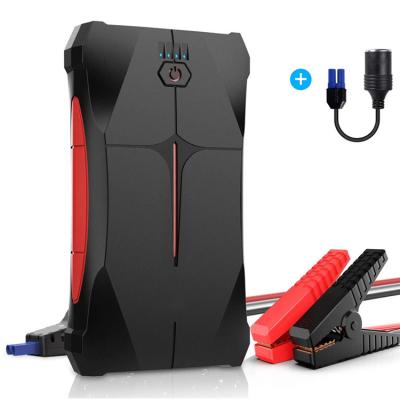 China Passenger Car High Power Jump Starter 12V 8000/12000mAh 600A Peak Current Car For 3.4L/5.0L Emergency Car Battery Jump Starter for sale