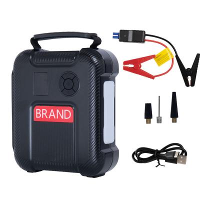 China Passenger Car Lithium Inflator 20000mah Portable Multi Function Jumper Heavy Charger Car Jump Starter with Tire Inflator Compressor Compressor for sale