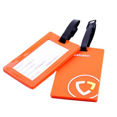 China Promotion/Advertising/Gifts/Promotional Soft Cheap Custom PVC Logo Cruise Luggage Tag Souvenir Standard Size for sale