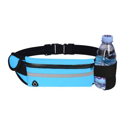 China Custom Fashion Water Proof Belt Waist Pack Water Proof Zipper Pouch Designers Water Proof Women's Running Bags For Men With Earphone Hole for sale