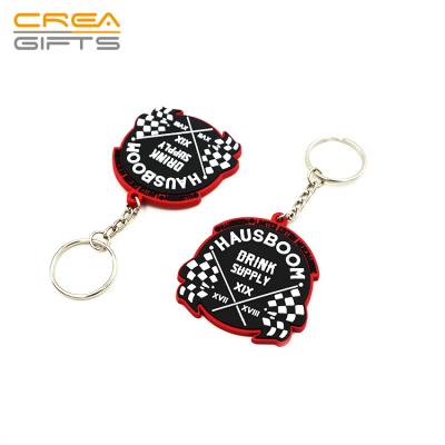 China Customized 2D 3D Smiley Rubber Mouse Keychain Wholesale New Design Cheap Pineapple Key Chain China Souvenir PVC Bicycle Key Chain for sale