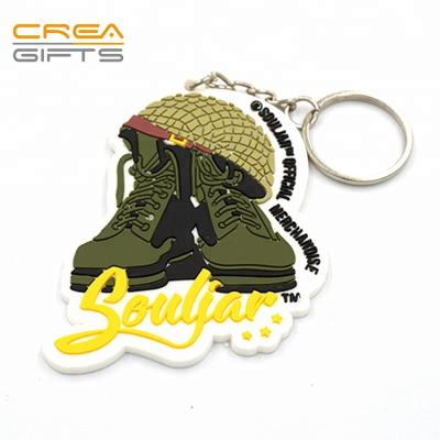 China Custom Shape Promotion/Advertising/Gifts/Souvenir Soft PVC Men's Enamel 3d Sneaker Shoes Personal Key Chain Off White Key Chain For Women for sale