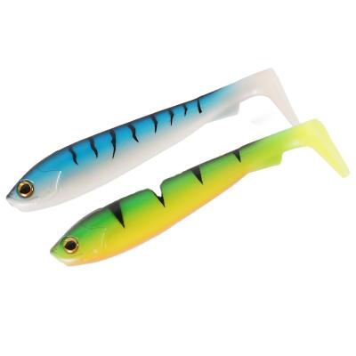 China Fishing Lure Speed ​​Hot Fishing Lures Big Bag Soft Baits 2pcs Soft Sinking Fishing Tackles Good Action Soft PVC Baits Artificial Lures for sale