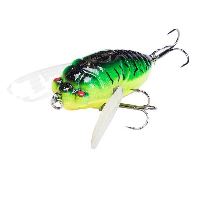 China Cicada Fishing Lure Insect Casting Fishing Lure 40mm 5.5g Floating Down Sinking Hard Baits Insect Pencil Bait Cicada Floating Fishing Lure for sale