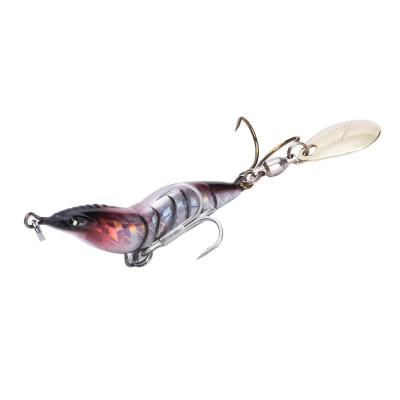 China Fishing Lure Gear Freshwater Shrimp For Sale Fishing Lure Metal Shrimp Fishing Lure Baits Small Metal Shrimp Lure for sale