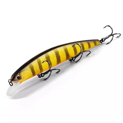 China Lure speed 130mm wobbler 21G minnow lure jerkbait minnow fishing with treble hooks lure plastic fishing suapending groundbaits for sale