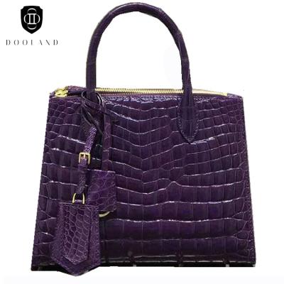 China New Design Fashion Genuine Lady Crocodile Skin Leather Handbag for sale