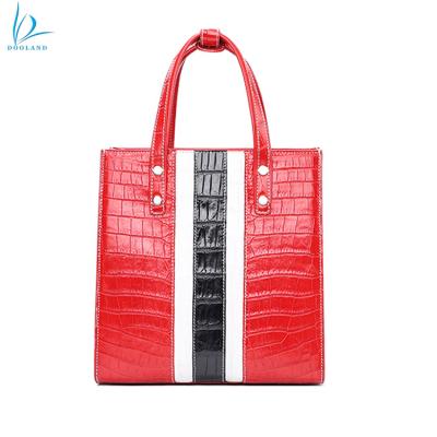 China Fashion Lady High Quality Genuine Crocodile Skin Leather Handbag for sale