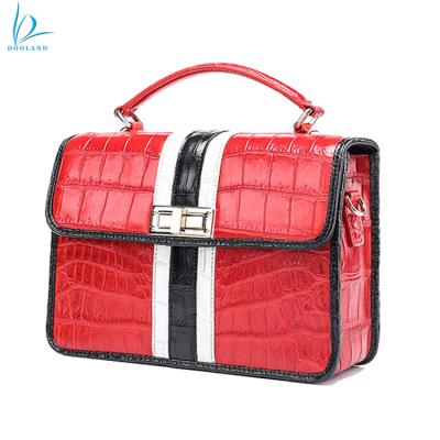 China New Style Fashion Genuine Lady Crocodile Skin Leather Handbag for sale