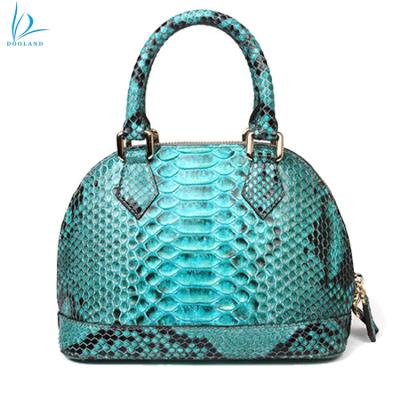 China New Design Women's TOGGLE BAG Genuine Python Leather Skin Handbag for sale