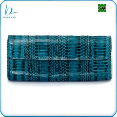 China Clutch Bag Fashion Exotic Genuine Snakeskin Leather Clutch Bag For Woman for sale