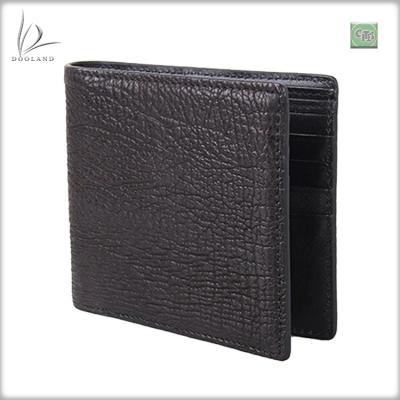 China Classic Wallet Design Genuine Shark Skin Leather Wallet for sale