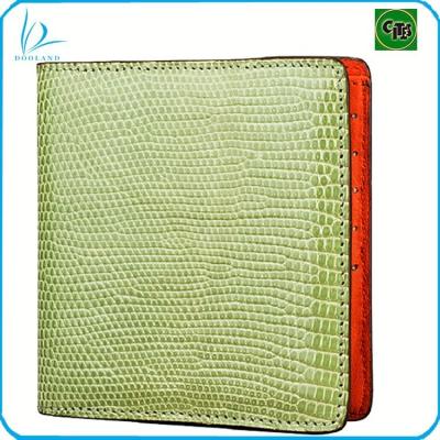 China Luxury Wallet Lizard Skin Women Real Pinch, Genuine Lizard Leather Wallet for sale