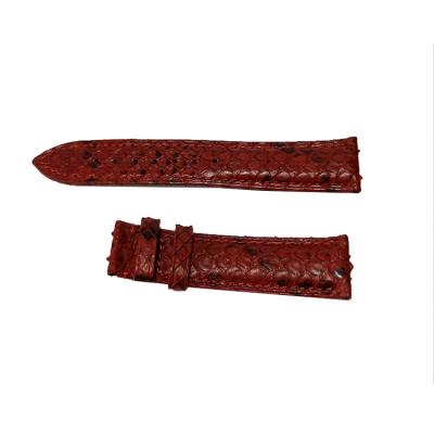 China High Quality Genuine Python Skin Leather Watch Band for sale