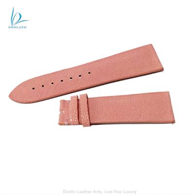 China Genuine Stingray Skin Leather Luxury Watch Strap for sale