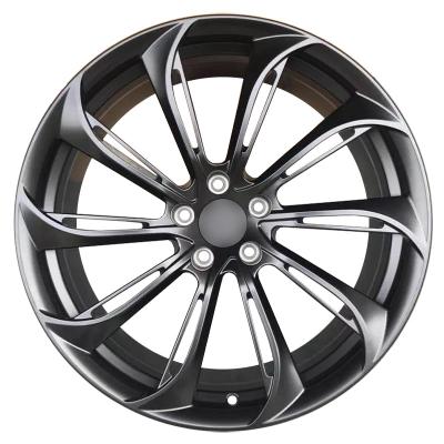 China Luxury Car Customized 20 21 22 23 24 25inch Forged Aluminum Alloy Forged Car Wheels For Tesla for sale