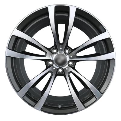 China High Performance Luxury 5 Holes 5 18 19 20 21 Inch Forged 22 Inch Car Alloy Wheel Black Aluminum Rims For BMW for sale