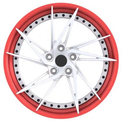 China Fashion 2 Piece Forged Car Alloy Wheels For Step Lip 18