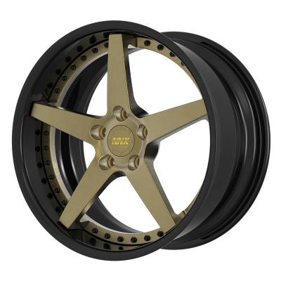 China Customized Luxury Packing Forged 2 Pieces 18 19 20 24 Inch Custom Forged Car Wheels Hub Alloy Car Rims for sale