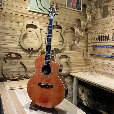 China Basswood FYCW Stringed Instruments Guitar Bass 5 Strings Pro Travel Acoustic Guitar for sale