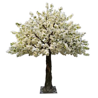 China Durable White Cherry Blossom Tree Detachable China Factory Customized Artificial Flower Tree For Wedding Party Home Decoration for sale