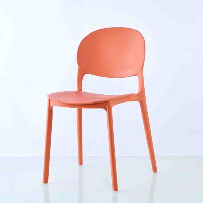 China Cooling Peep Modern Home Furniture Dining Plastic Dining Chair Restaurant Kitchen Chairs for sale