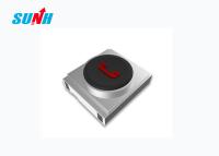 China Emergency Call Elevator Push Button ABS / SS Material With Square Shape for sale