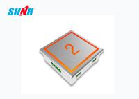 China Common Elevator Floor Buttons 4 Lines Connection With DC24V / DC12V Orange Light for sale