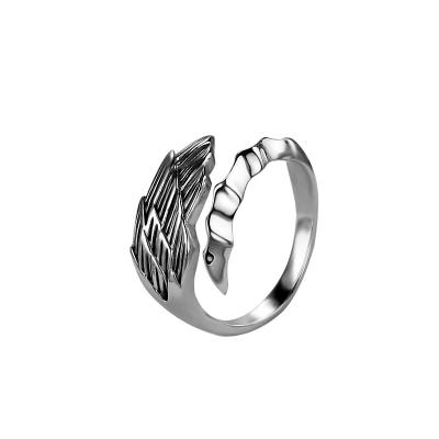 China Other Men's Wings Gifts 925 Sterling Silver Rings Men Creative Customizable Rings for sale