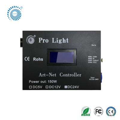 China New Design 200*148*46mm Strip Artnet DMX 512 RGB LED Plug and Play Controller for sale