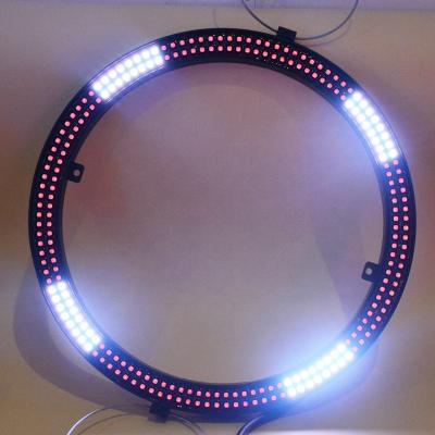 China Theme Park DMX Control Led Ring Lights RGB Color Changing Led Pixel Ring 24V 240 LED for sale