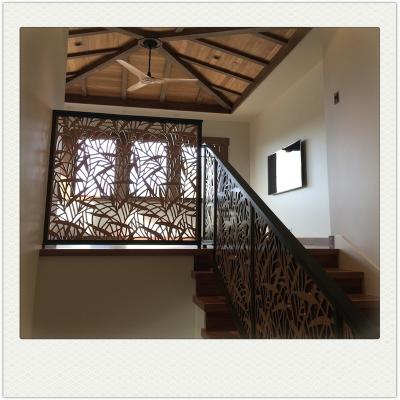 China Factory wholesale price modern high quality laser cutting modern luxury laser cut interior balcony railing for sale