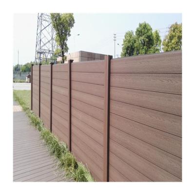 China Easily Assembled Prima Modern Outdoor WPC Garden Composite Fence Wood Plastic Composite Fence Wood Garden Panel WPC Fence for sale