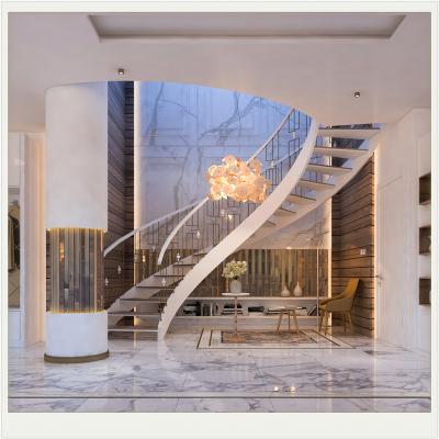 China Prima Factory Competitive Price Curved Staircase Design Various Curved Staircase Beam Choice for sale