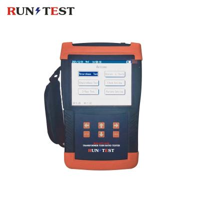 China Automatic Single Phase And Three Phase Handheld Transformer Turns Report Meter TTR Portable Tester TTR Test Set RUN-HTT10AX for sale