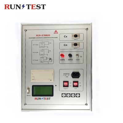 China Transformer Capacitance and Tan Delta Kit Dielectric Loss Test Equipment Automatic Capacitance Dissopation Factor Tester Run-ZC8820 for sale