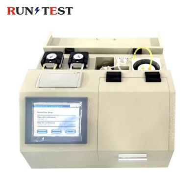 China Automatic transformer oil acidity measuring machine acid number test instrument RUN-OA01 for sale